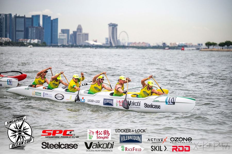 Austcham crew at the Singapore Ocean Cup 2025